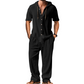 👕 LIMITED-TIME 50% OFF! 💥 Men's Cotton Linen Hooded Shirt & Pants Set – Breathable, Relaxed Fit, Vacation Ready ✨