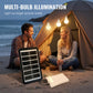 Solar Powered LED Lighting System with 3 Bulbs
