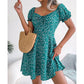 🌺 LIMITED-TIME 50% OFF! ✨ Women's Floral Sundress – Drawstring Bust, A-Line, Lightweight, Summer ☀️