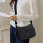 💐50% OFF ! Women’s Solid Crossbody Bag – Multi-Pockets & Zip Closure 🔐👛【Limited Stock】