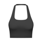 Women's Halter Neck Ruched Sports Bra