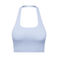 Women's Halter Neck Ruched Sports Bra