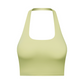 Women's Halter Neck Ruched Sports Bra