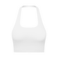 Women's Halter Neck Ruched Sports Bra