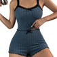 Ribbed Knit Cami & Shorts Pajama Set