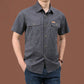 📢📢40% OFF !! ⏰Men's Casual Cotton Short-sleeved Shirt👔Comfortable & Breathable!