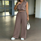 📢📢30% OFF !! ⏰Women's Two-Piece Lounge Set with Drawstring Pants~~