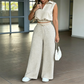 📢📢30% OFF !! ⏰Women's Two-Piece Lounge Set with Drawstring Pants~~