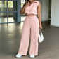 📢📢30% OFF !! ⏰Women's Two-Piece Lounge Set with Drawstring Pants~~
