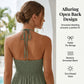 📢📢40% OFF !! ⏰Women's Halter Neck Backless Tiered Maxi Dress