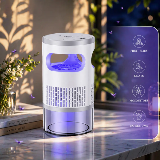 🎁2026 New Arrivals 50% OFF💥 50K+ SOLD!🔥Indoor LED Bug Zapper – Bionic UV Light Trap & Night Light – Quiet & Safe for Bedroom – Chemical-Free Mosquito Killer 💡