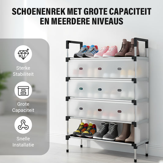 Large Capacity Multi-Tier Shoe Rack