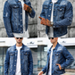 ⏳ LAST 7 DAYS AT £29.99! Men’s Casual Vintage-Wash Distressed Denim Jacket