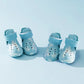 Breathable Glow-in-the-Dark Pet Shoes with Cut-out Design & Hook-and-Loop Closure for Small to Medium Dogs