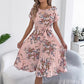 👗 LIMITED-TIME 50% OFF! ✨ Floral Print Pleated Midi Dress – Elegant, Feminine ✨