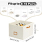 🎉 2026 Sale — Over 55,000 Sold!👟Shoe Storage Box – Foldable, Clear Lid, Reinforced Handles 📦