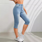 👖 LIMITED-TIME 50% OFF! 💥 Women's High-Waist Slim-Fit Capri Jeans – Stretch Fabric, Buttoned Hem, Contoured Pockets ✨