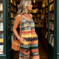 👗 50% OFF NOW! 🏝️ Women's Striped Spaghetti Strap Romper with Pockets – Lightweight, breezy & perfect for beach days, summer parties or travel – effortless chic 🌊