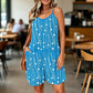 👗 50% OFF NOW! 🏝️ Women's Striped Spaghetti Strap Romper with Pockets – Lightweight, breezy & perfect for beach days, summer parties or travel – effortless chic 🌊