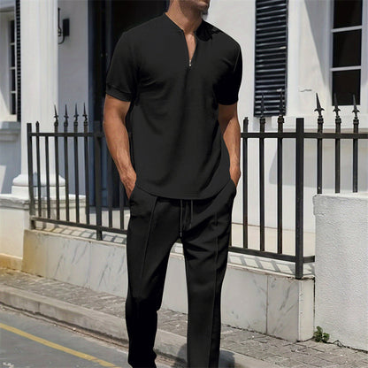 🏆LAST DAY SALE 50% OFF🔥Men’s Summer Quarter-Zip Tracksuit Set