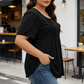 👚 LIMITED-TIME 50% OFF! ✨ Women’s Pleated Puff Sleeve Tee – Elegant Detail, Loose Fit, Chic 🌸