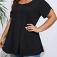 👚 LIMITED-TIME 50% OFF! ✨ Women’s Pleated Puff Sleeve Tee – Elegant Detail, Loose Fit, Chic 🌸