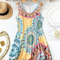 👗 LIMITED-TIME 50% OFF! ✨ Casual Sleeveless A-Line Printed Summer Dress – Flowy Fit, Vibrant Print, Easy Style 🌸