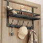 🪄 LIMITED-TIME 50% OFF! ✨ Over The Door Hooks with Basket – Heavy-Duty, Tool-Free, 50lb Capacity 🪣