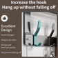 🪄 LIMITED-TIME 50% OFF! ✨ Over The Door Hooks with Basket – Heavy-Duty, Tool-Free, 50lb Capacity 🪣