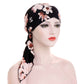 👒 LIMITED-TIME 50% OFF! ✨ Women's Floral Print Pre-Tied Head Scarf Turban – Soft, Elastic, Versatile 🌸