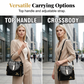 👜 LIMITED-TIME 50% OFF! ✨ Glossy Crocodile Handbag – Structured, Gold Hardware, Spacious 💫