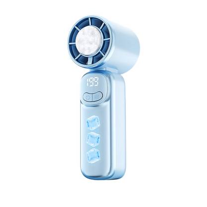 🌀 LIMITED-TIME 50% OFF! 💥 Portable Mini Hand Fan – Semiconductor Cooling, 199 Speeds, LED Display ✨