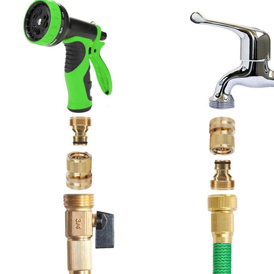 🔧 LIMITED-TIME 50% OFF! ✨ 3/4" Brass Quick Connect Fitting – Solid Brass, Leak-Proof, Easy-Grip 💧