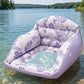 🏖️ LIMITED-TIME 50% OFF! ✨ U-Shaped Inflatable Pool Float – Ergonomic, Cooling Mesh Seat, Portable 🌴