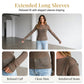 👚 LIMITED-TIME 50% OFF! ✨ Sheer Long Sleeve Top – Boat Neck, Lightweight, Versatile Layer 🍂