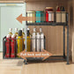 🎉 2026 Sale — Over 33,000 Sold!💞 Double-Tier Pull-Out Shelf Cabinet Organiser – Maximize Your Space 📦