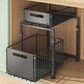 🎉 2026 Sale — Over 33,000 Sold!💞 Double-Tier Pull-Out Shelf Cabinet Organiser – Maximize Your Space 📦
