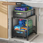 🎉 2026 Sale — Over 33,000 Sold!💞 Double-Tier Pull-Out Shelf Cabinet Organiser – Maximize Your Space 📦