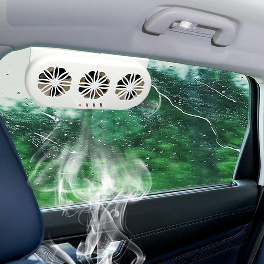 🎉 2026 Sale — Over 86,000 Sold! 🌞 Solar Air Circulation Exhaust Fan for Car – Auto-Activated Cooling 🚗