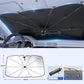 🚗 LIMITED-TIME 50% OFF! 💥 Bendable Car Windshield Sunshade Umbrella – 360° Rod, Titanium Layer, Universal Fit ✨