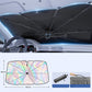 🚗 LIMITED-TIME 50% OFF! 💥 Bendable Car Windshield Sunshade Umbrella – 360° Rod, Titanium Layer, Universal Fit ✨