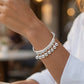 🔔 LIMITED-TIME 50% OFF! 💥 Adjustable Silver Bell Charm Bangle Bracelet – Playful Sound, Polished Finish, Coil Accents ✨