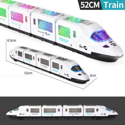 🚂 LIMITED-TIME 50% OFF! ✨ Electric Bullet Train Toy – Light-Up, Bump & Go, with Music 🎶