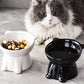 🐱 LIMITED-TIME 50% OFF! ✨ Ergonomic Elevated Cat Bowl – 15° Tilt, Anti-Ti