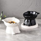 🐱 LIMITED-TIME 50% OFF! ✨ Ergonomic Elevated Cat Bowl – 15° Tilt, Anti-Ti