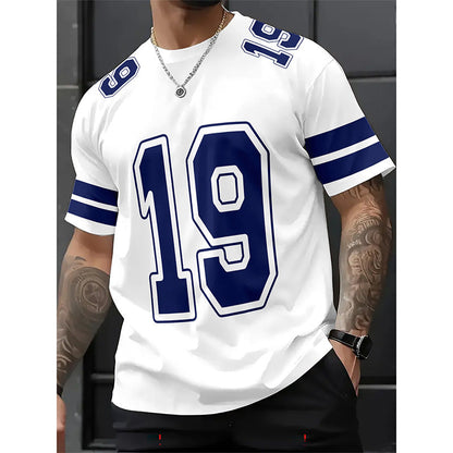 👕 LIMITED-TIME 50% OFF! ✨ Sporty Number Print T-Shirt – Athletic Jersey, Breathable, Relaxed Fit 🏀
