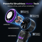 🌬️ LIMITED-TIME 50% OFF! ✨ 199-Speed Handheld Fan – Digital Display, Frost Surface, Adjustable Head 🌡️