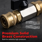 🔧 LIMITED-TIME 50% OFF! ✨ Pressure Washer Shut-Off Valve – Quick Connect, Brass, M22 Fitting 💦