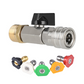 🔧 LIMITED-TIME 50% OFF! ✨ Pressure Washer Shut-Off Valve – Quick Connect, Brass, M22 Fitting 💦