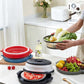 🍲 LIMITED-TIME 50% OFF! ✨ Collapsible Microwave Cover – Splatter Guard, Colander, Serving Tray 🍽️